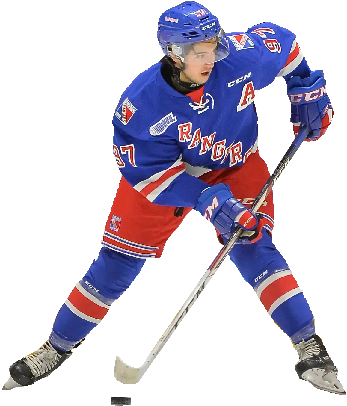 Ice Hockey Player in Action