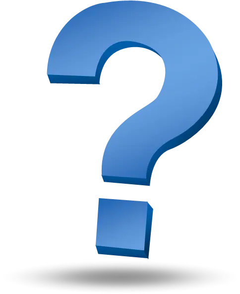 Blue Question Mark Symbol Illustration