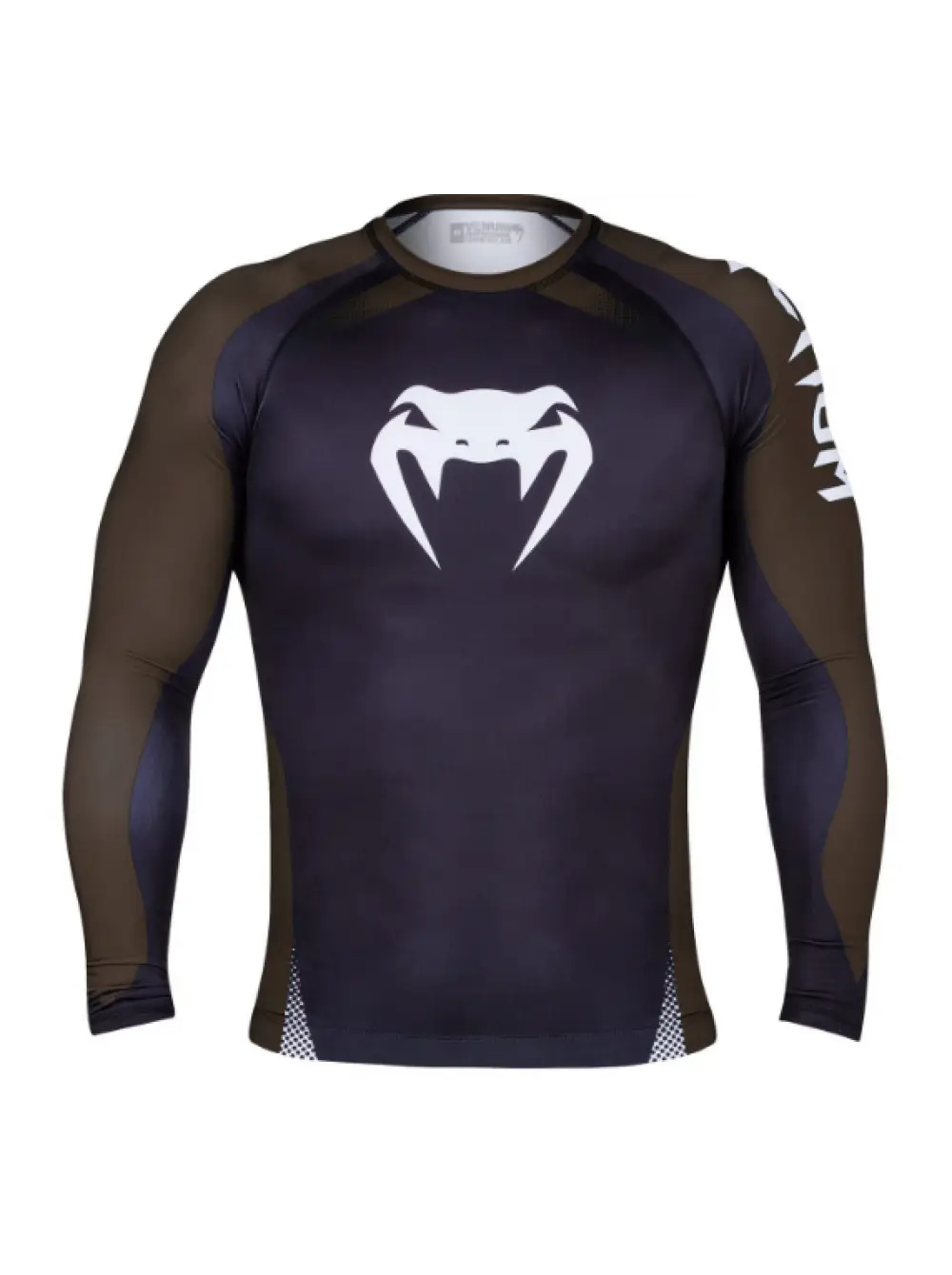 Black and Brown Rash Guard Sportswear