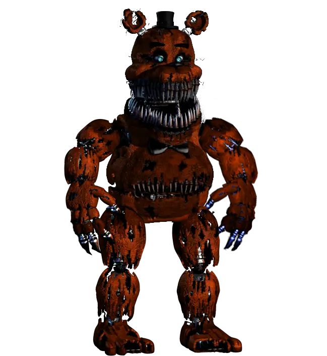 Creepy Animatronic Bear Character Design
