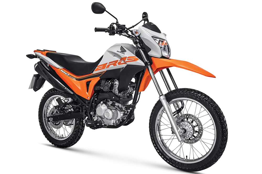 Orange Motorcycle for Off-Road Adventures