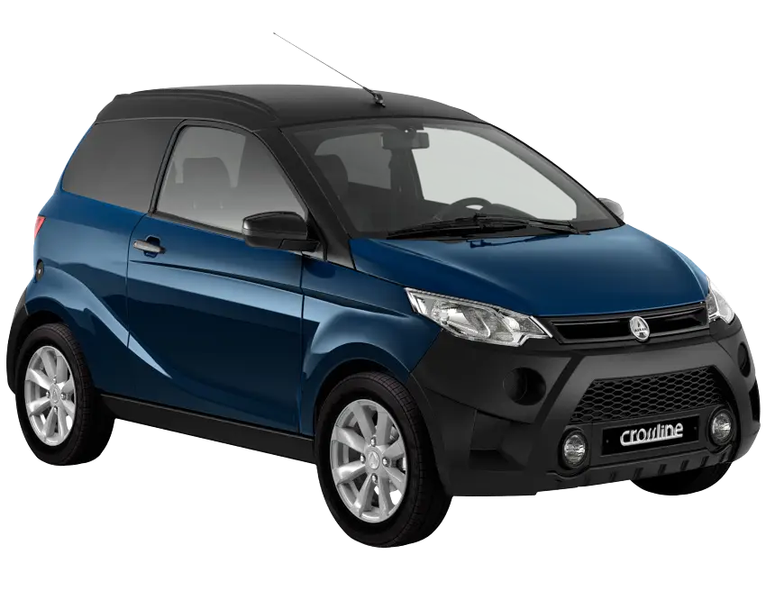 Small Blue Modern Car