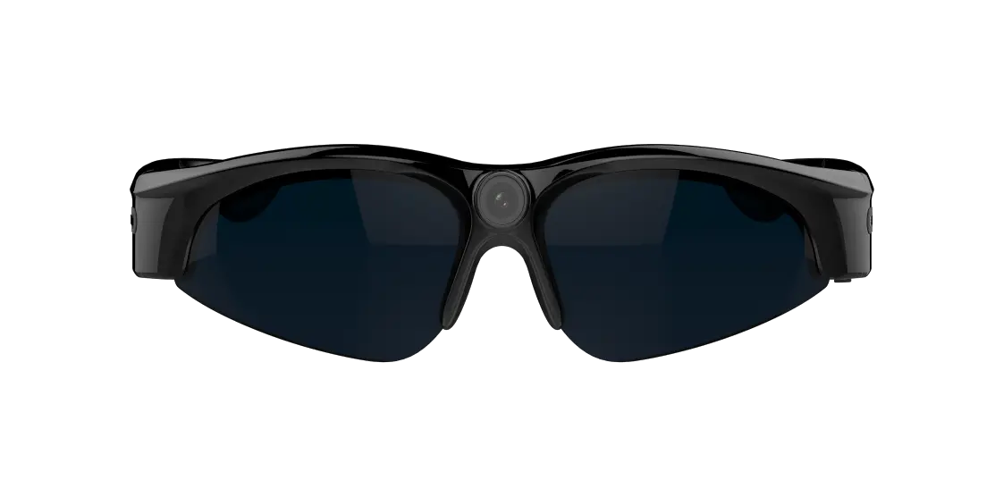 Black Smart Sunglasses with Camera