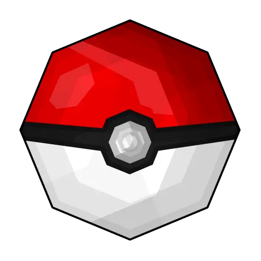 Red and White Polygonal Ball