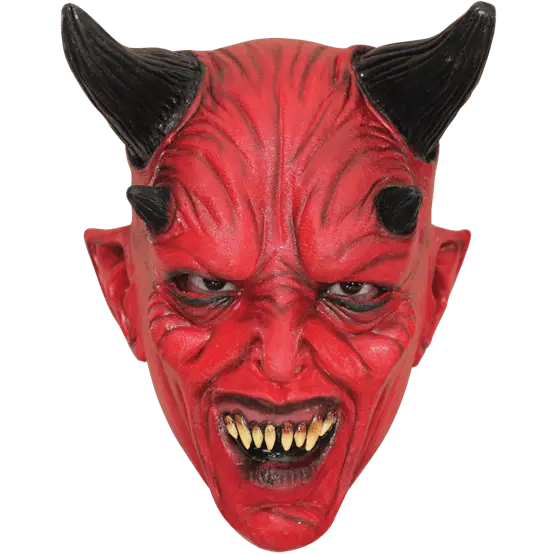 Red Demon Mask for Halloween Costume