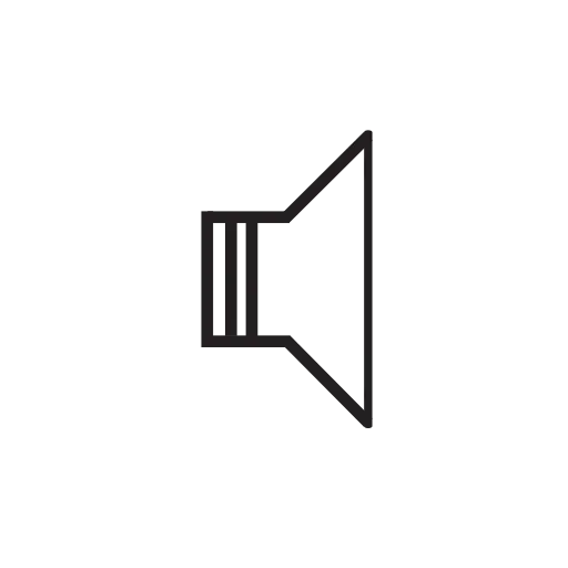 Minimalist Volume Audio Icon