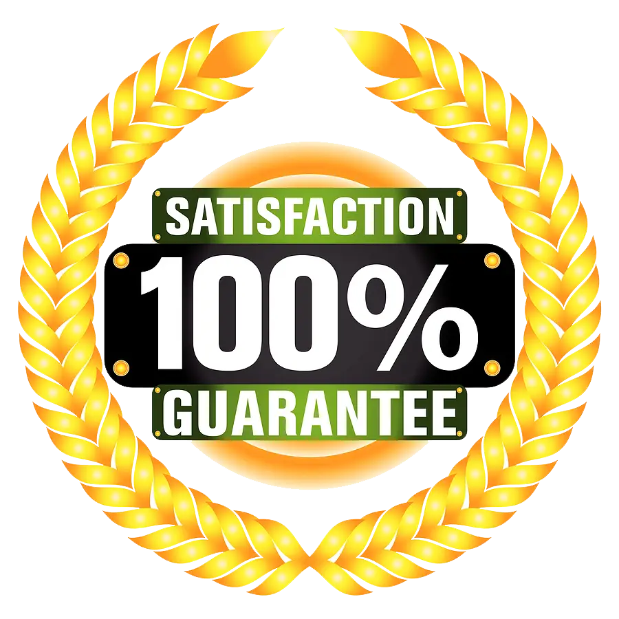 100% Satisfaction Guarantee Badge