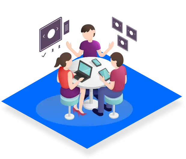 Team Meeting in Office
