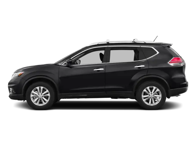 Black Modern SUV Car Side View