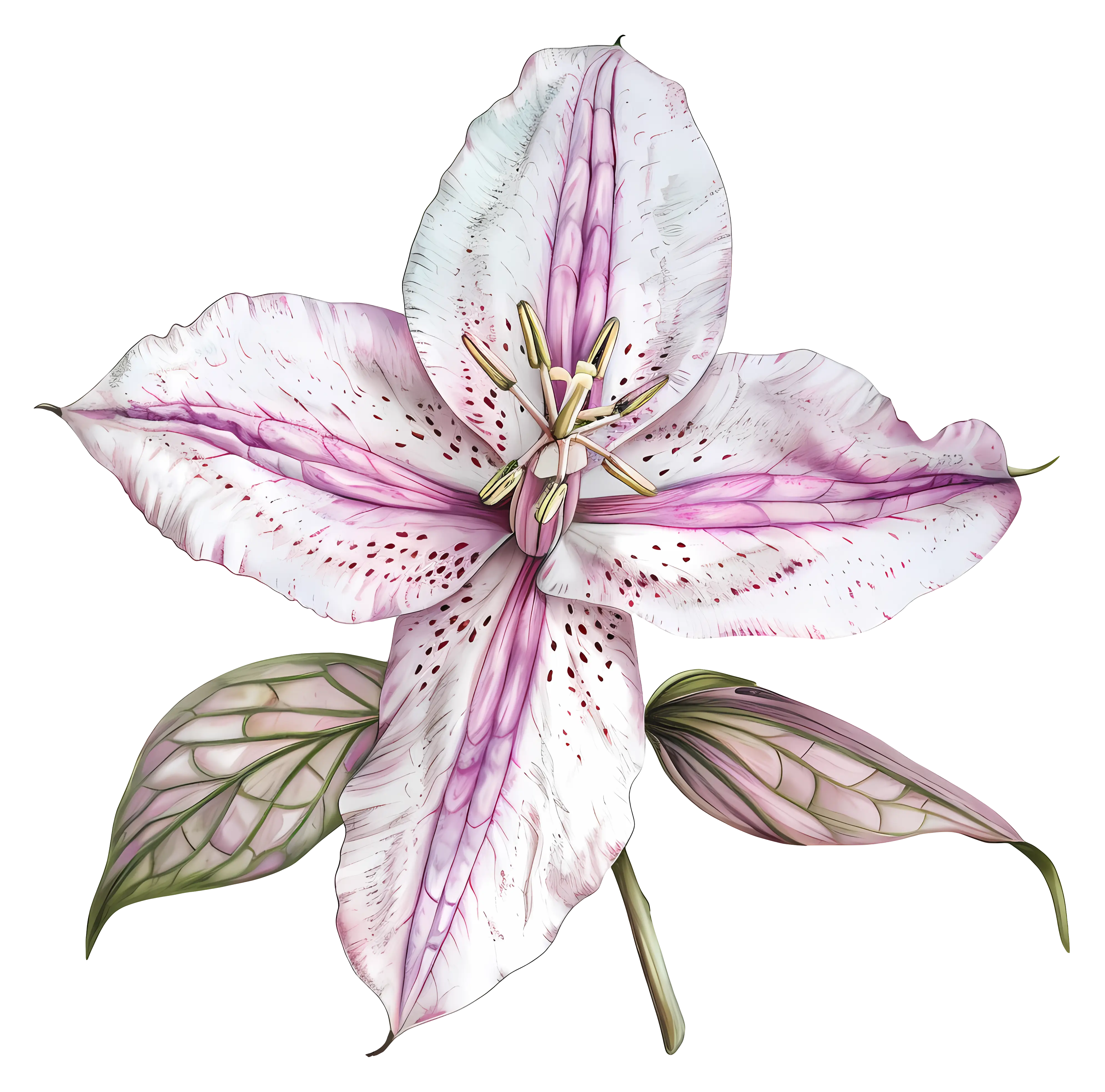 Pink Lily Flower