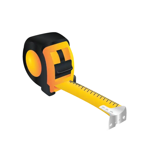 Yellow Tape Measure for Precision Measurement