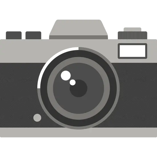 Gray Camera Illustration for Photography