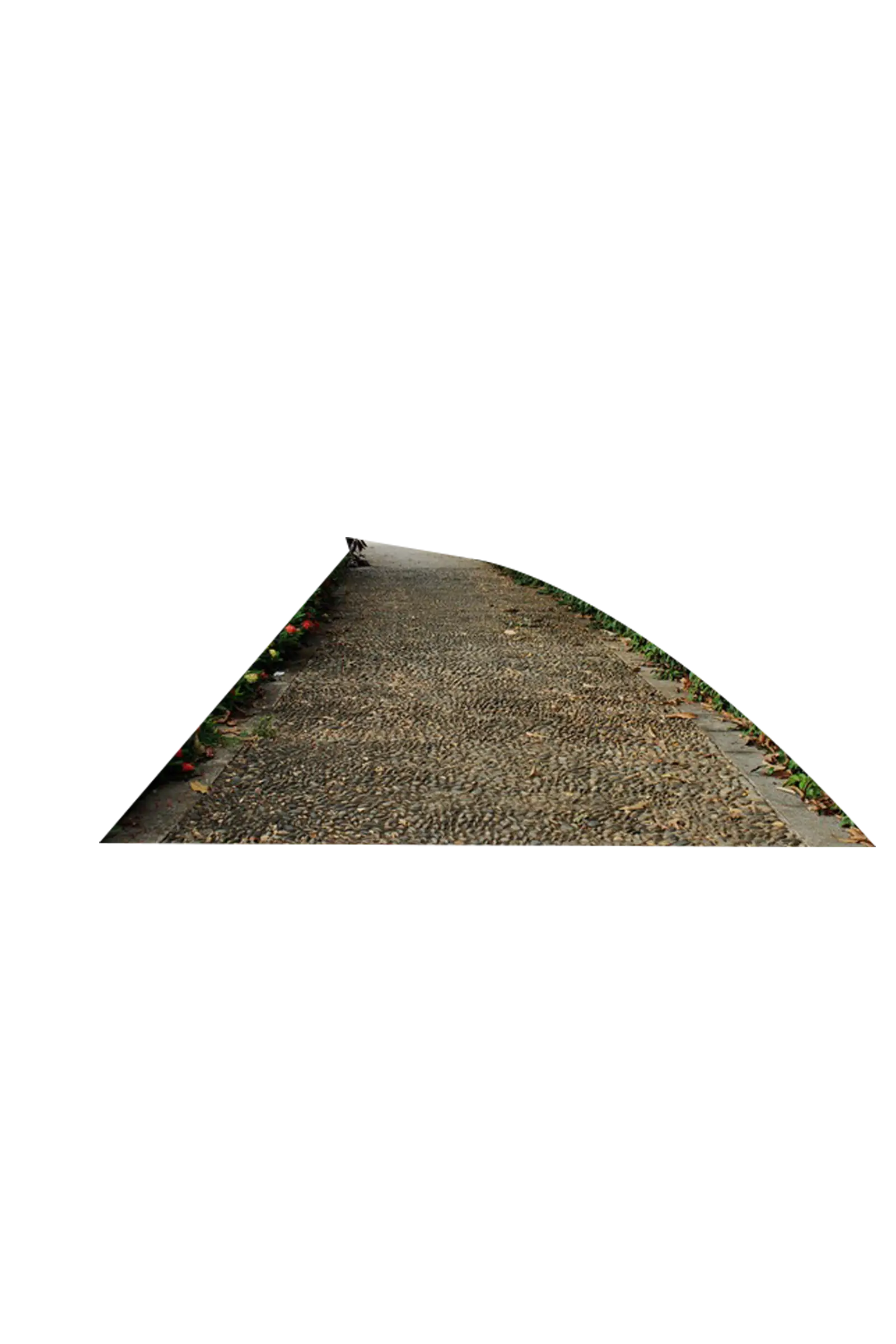 Curved Stone Pathway
