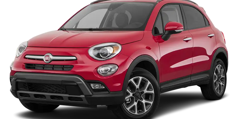 Red Compact Car with Sleek Design