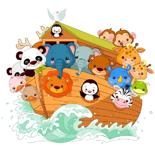 Noah&#039;s Ark with Animals