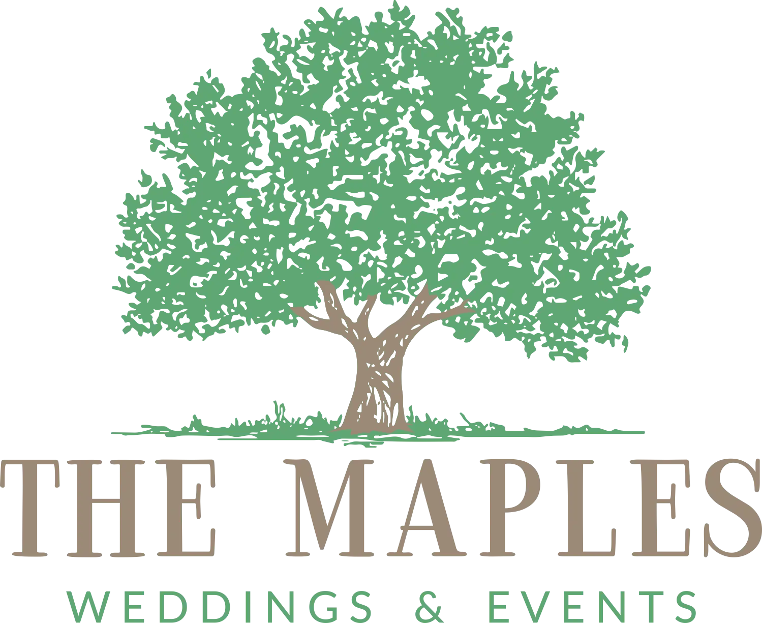 The Maples Weddings &amp; Events Logo