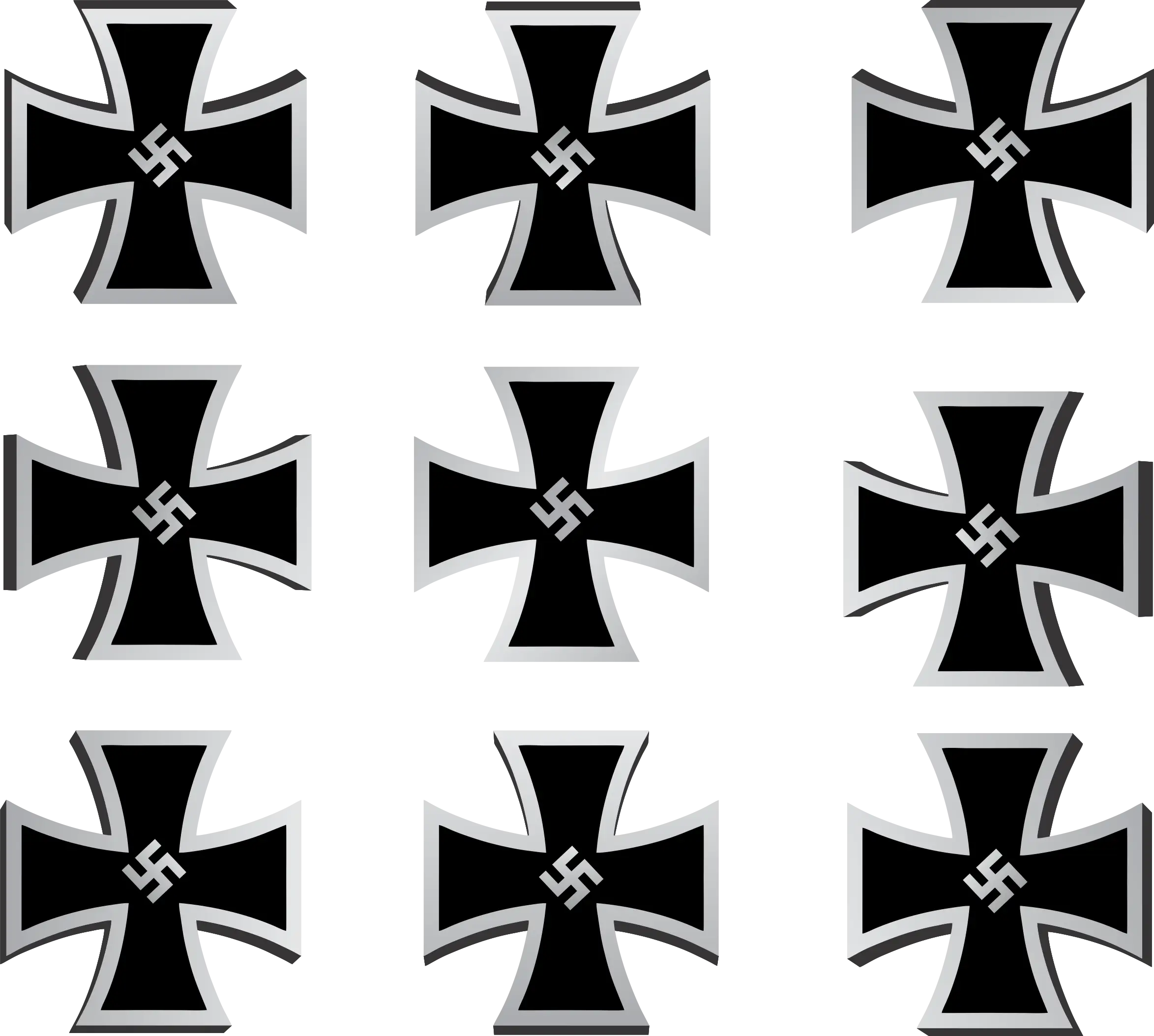 Iron Cross with Swastika Symbol