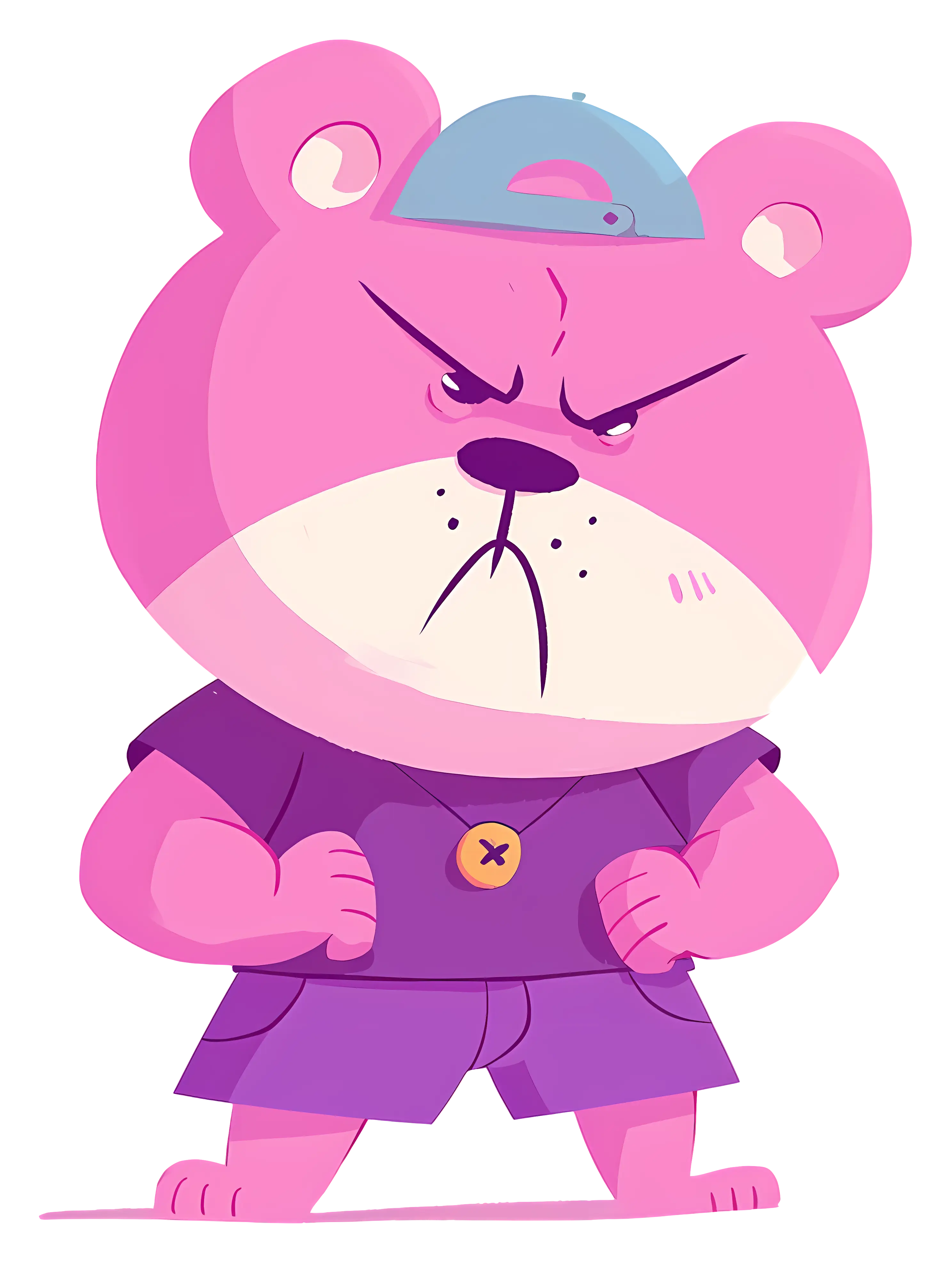 Pink Bear with Cap