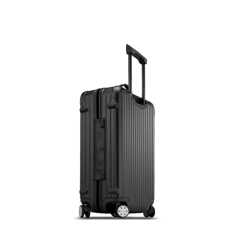 Modern Black Suitcase with Wheels