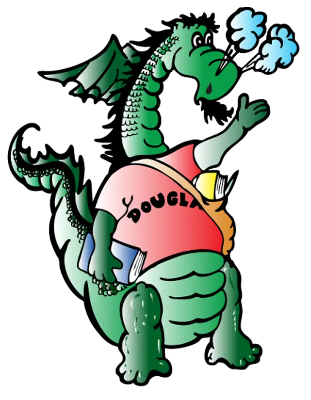 Friendly Green Cartoon Dragon Illustration