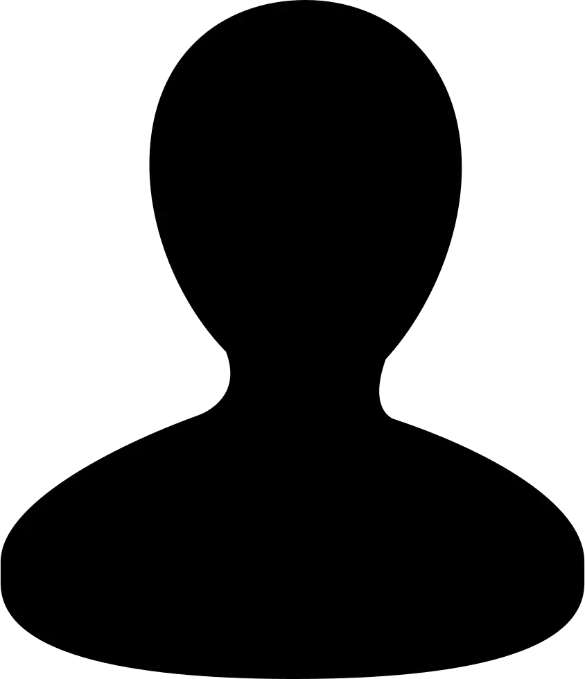 Black User Profile Icon