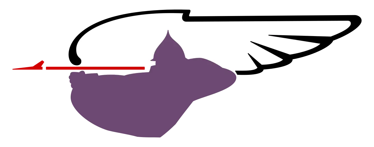 Winged Silhouette Logo