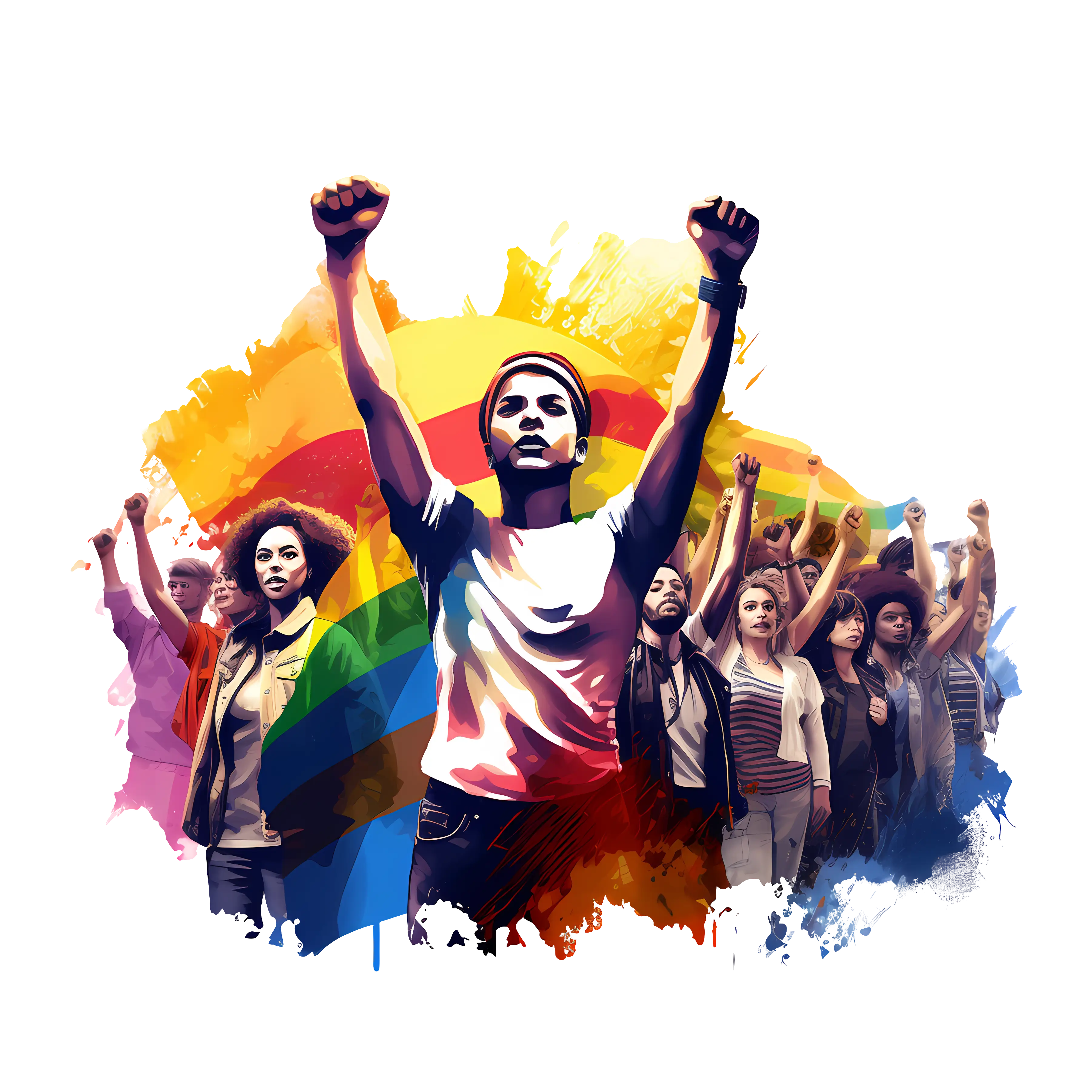 Protest for Equality and Rights