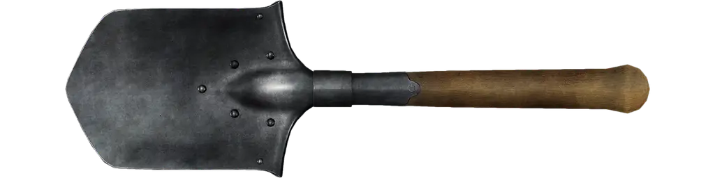 Metal Shovel with Wooden Handle