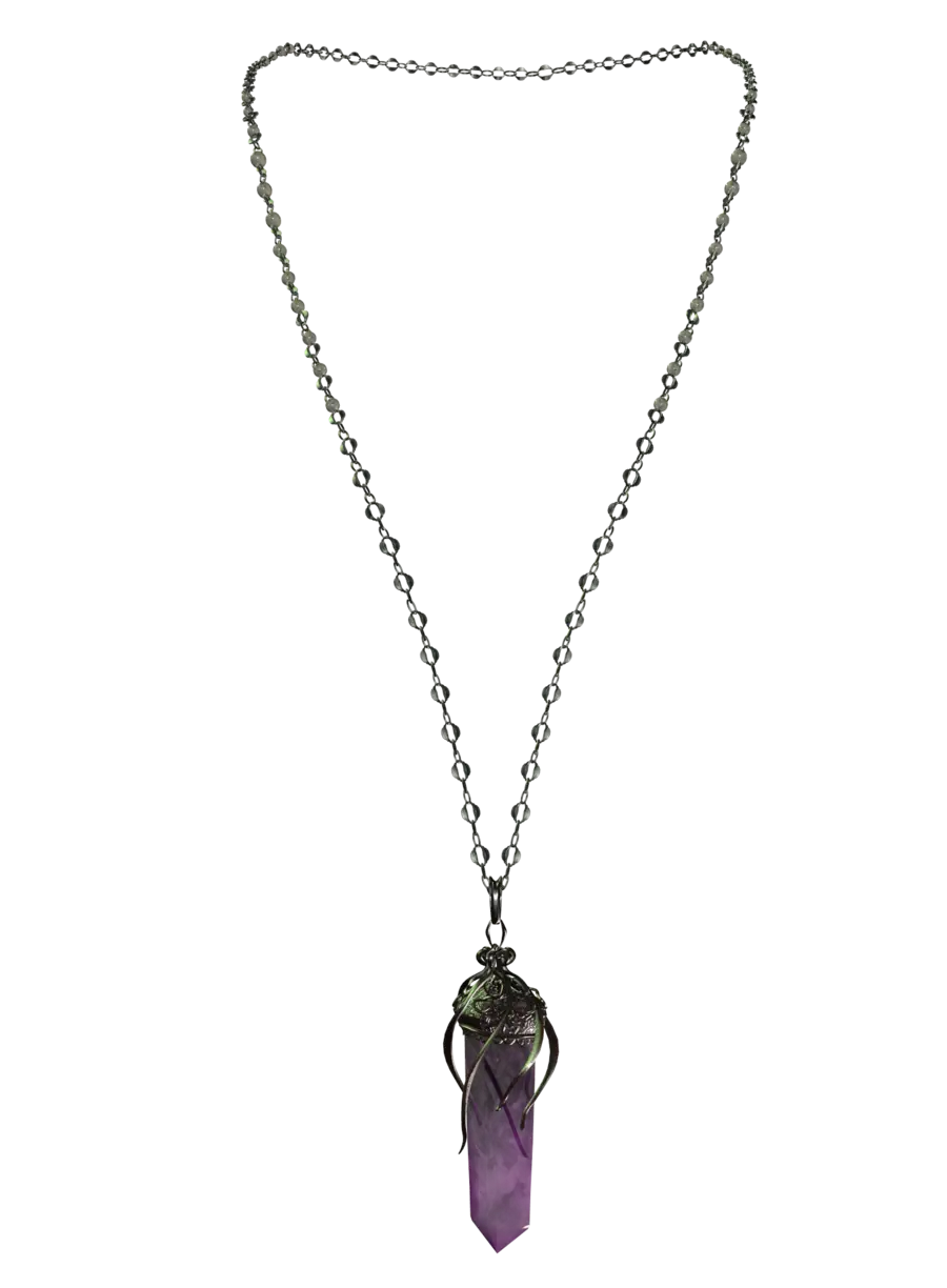 Amethyst Crystal Necklace