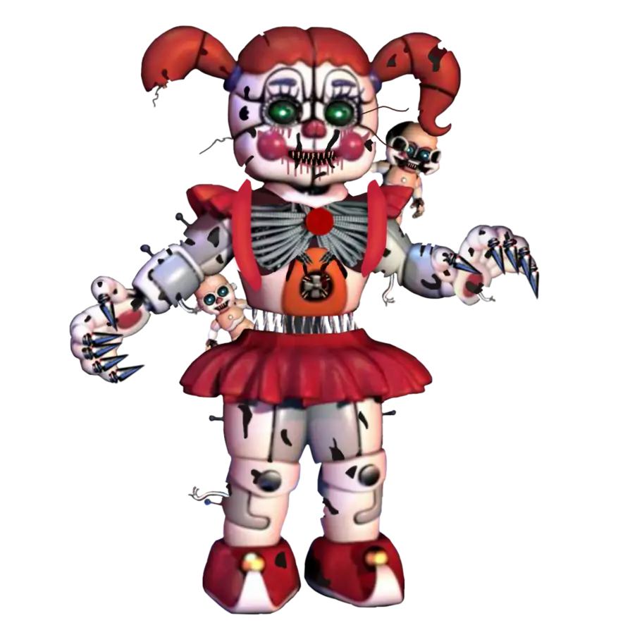 Intricate Robot Doll with Red Costume
