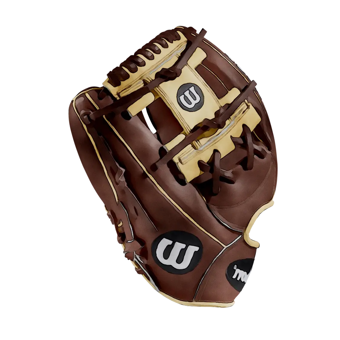 Brown Leather Baseball Glove