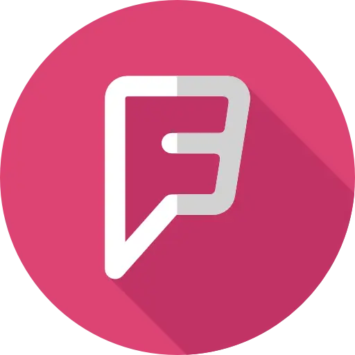Stylized Pink Logo Design in Vector Style