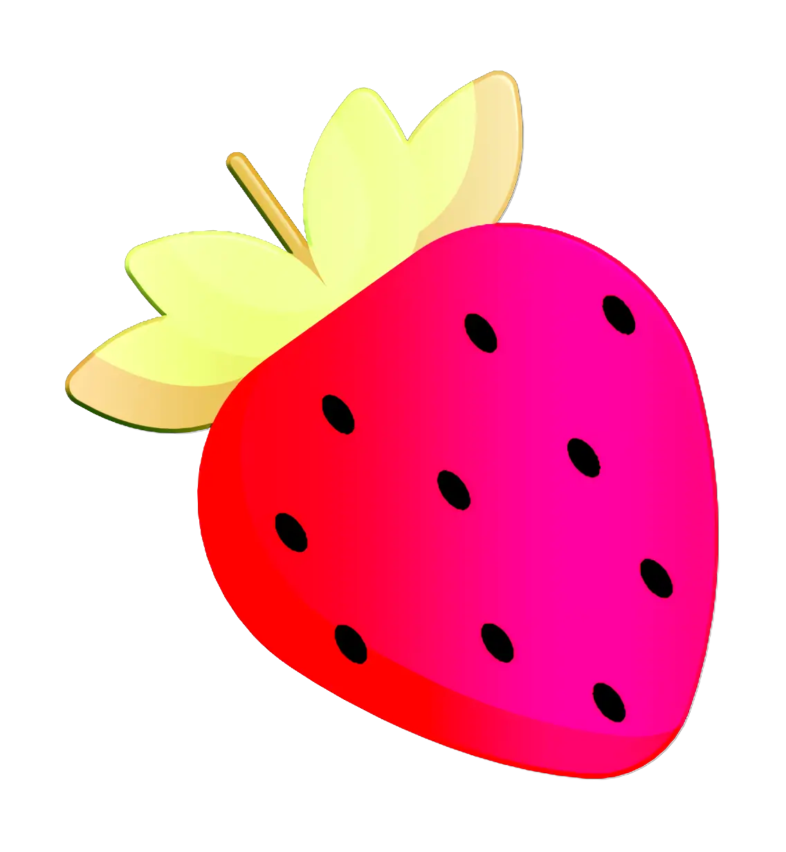 Cute Strawberry Illustration
