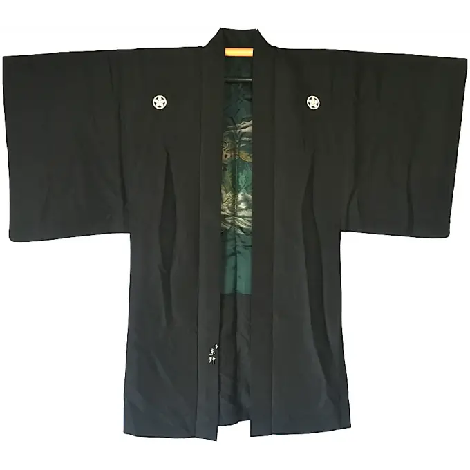 Traditional Black Haori Attire