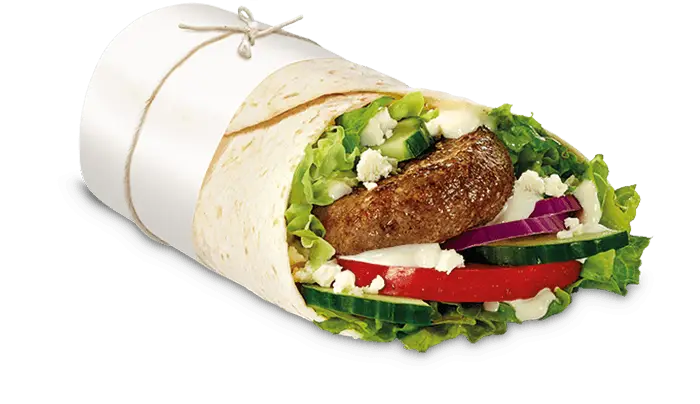 Vegetable Wrap with Fresh Ingredients