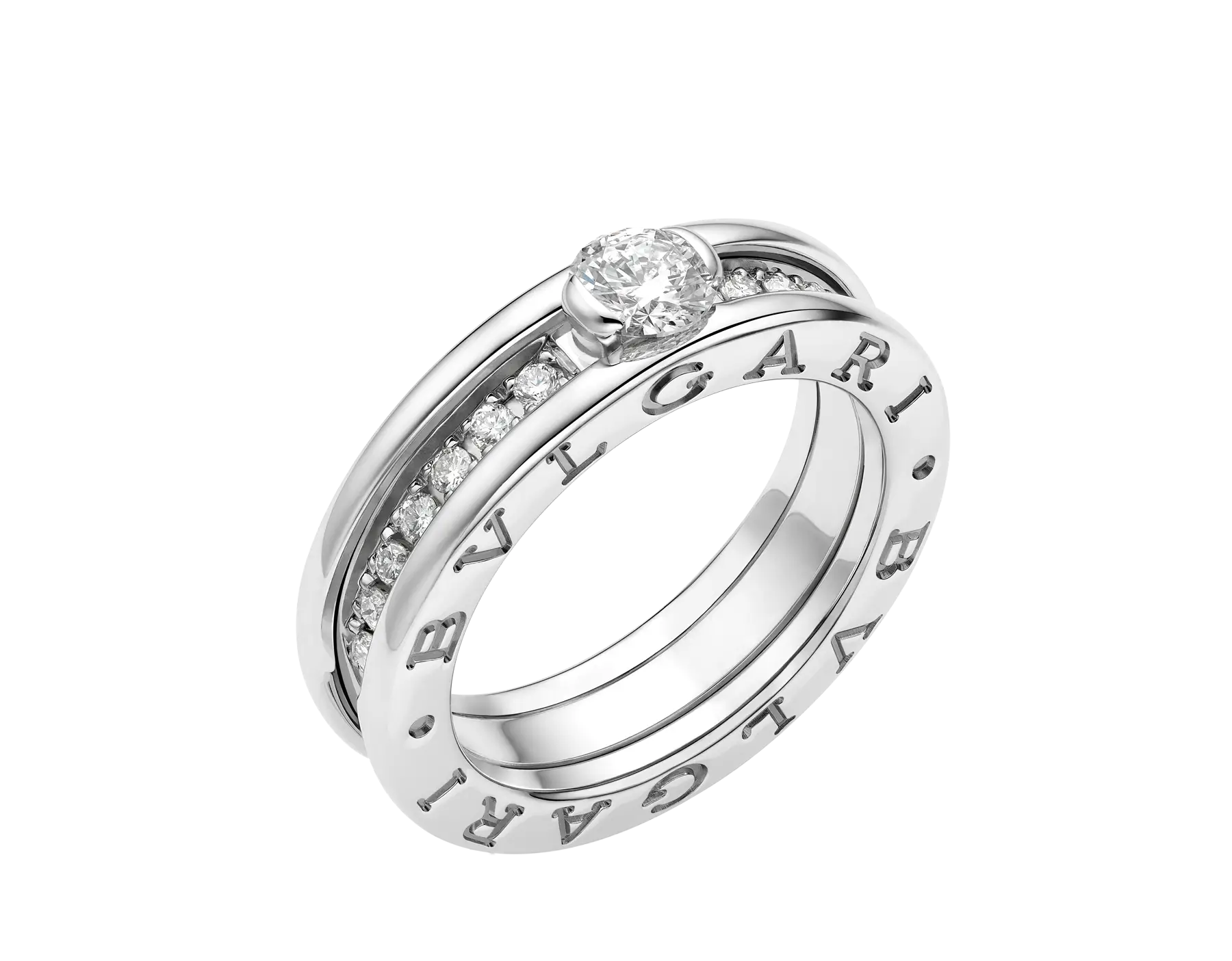 Luxury Silver Ring with Diamond