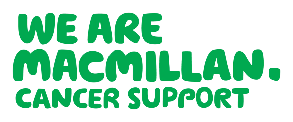 Macmillan Cancer Support Logo in Green Text