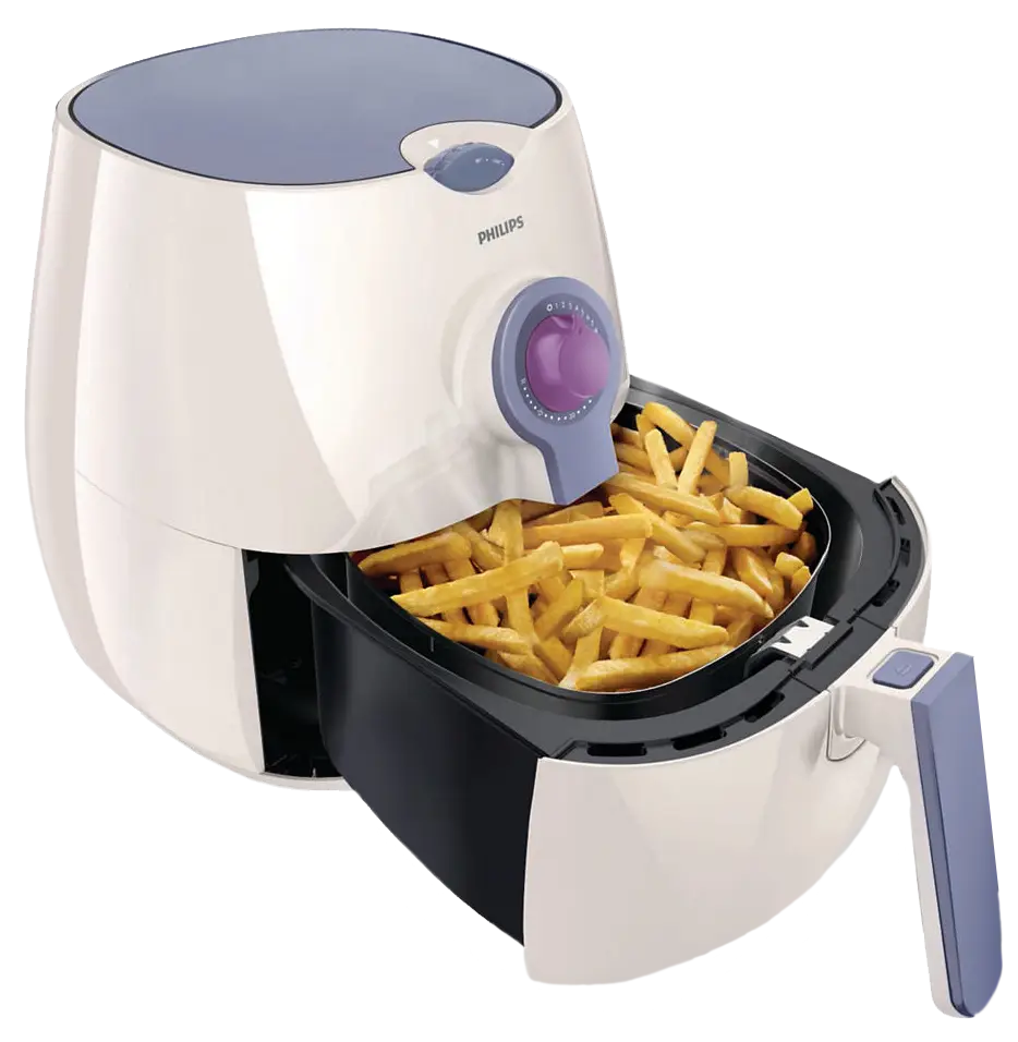 White Air Fryer Loaded with Fries