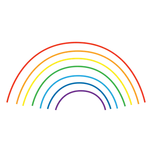 Minimal Rainbow Lines Illustration