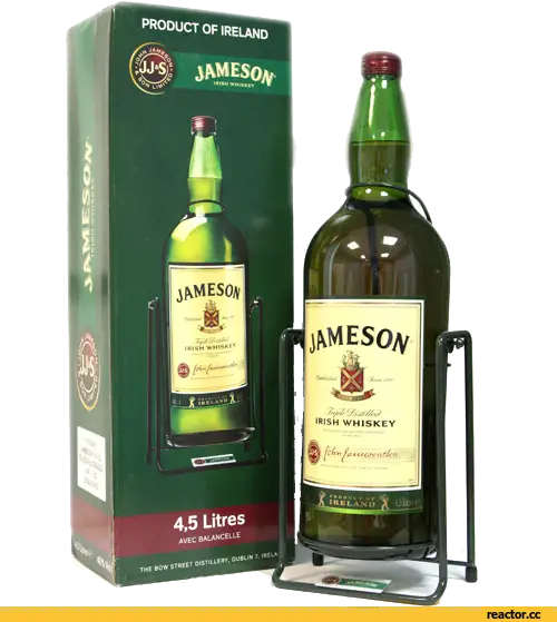 Jameson Irish Whiskey Bottle