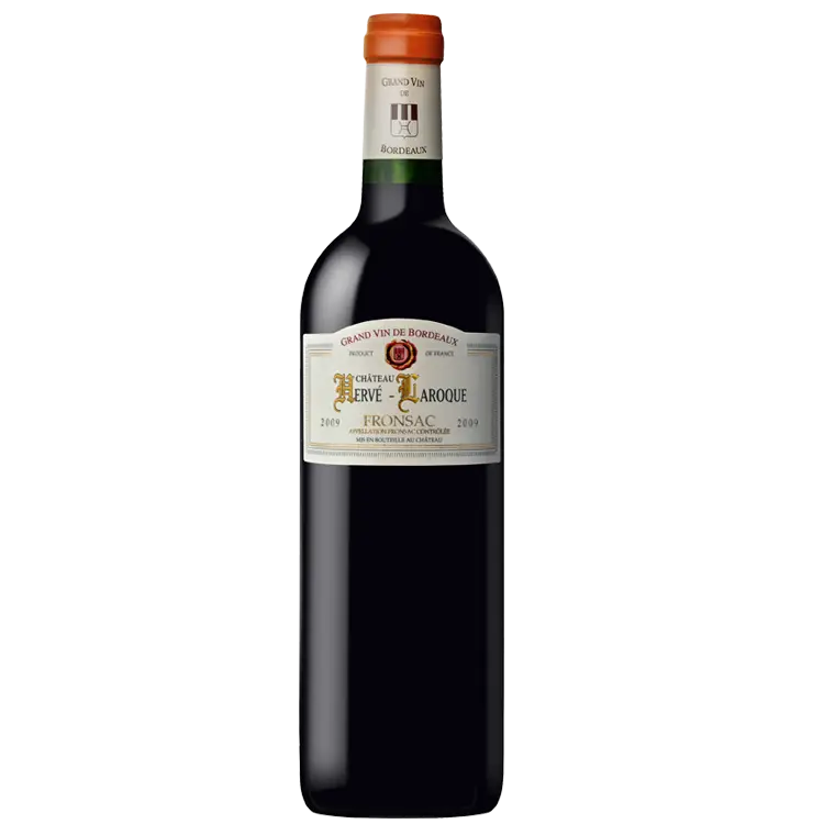Red Wine Bottle with Label