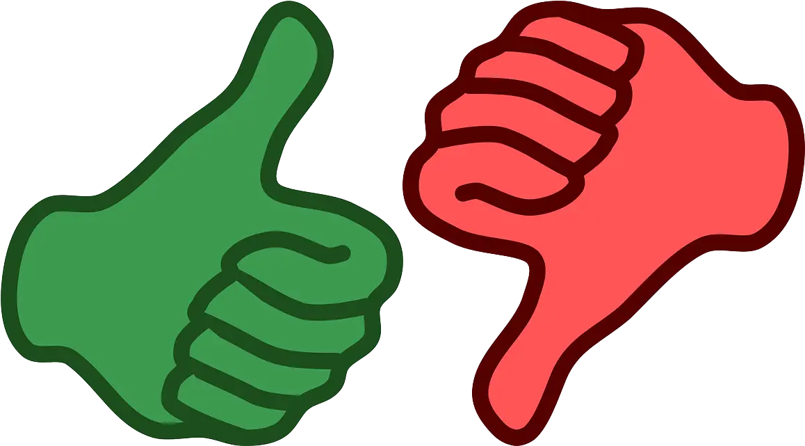 Thumbs Up and Down Icons