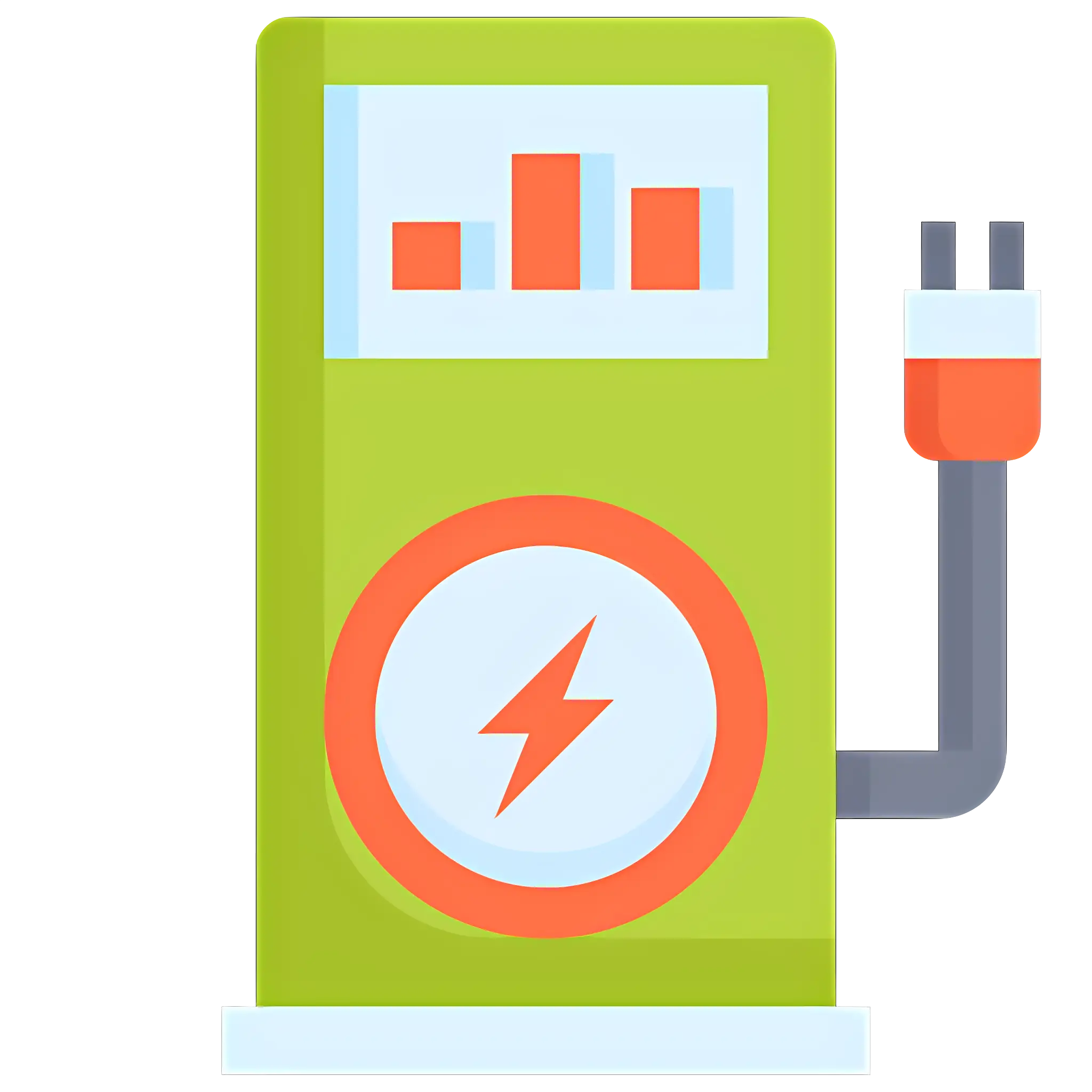Modern Electric Vehicle Charging Unit
