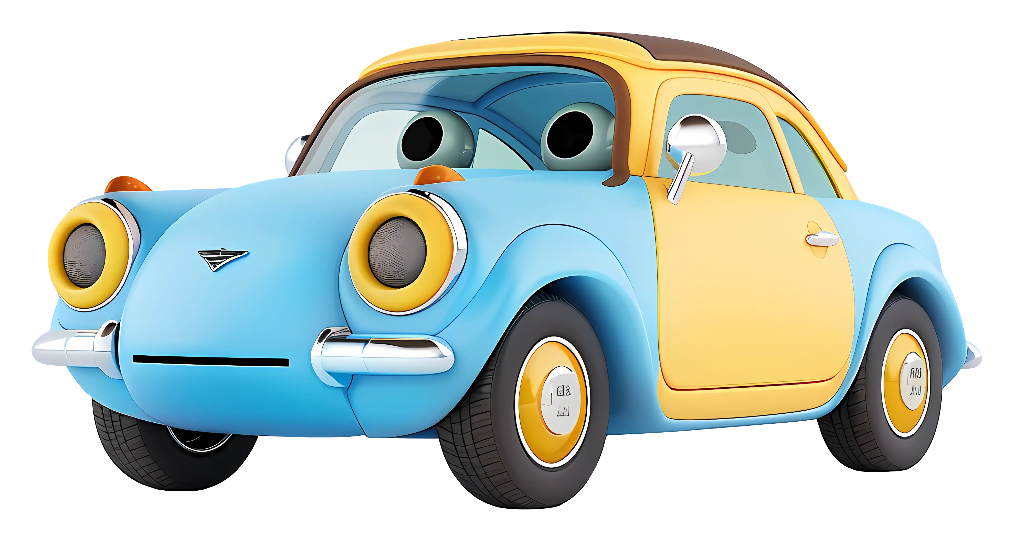 Vintage Blue Car