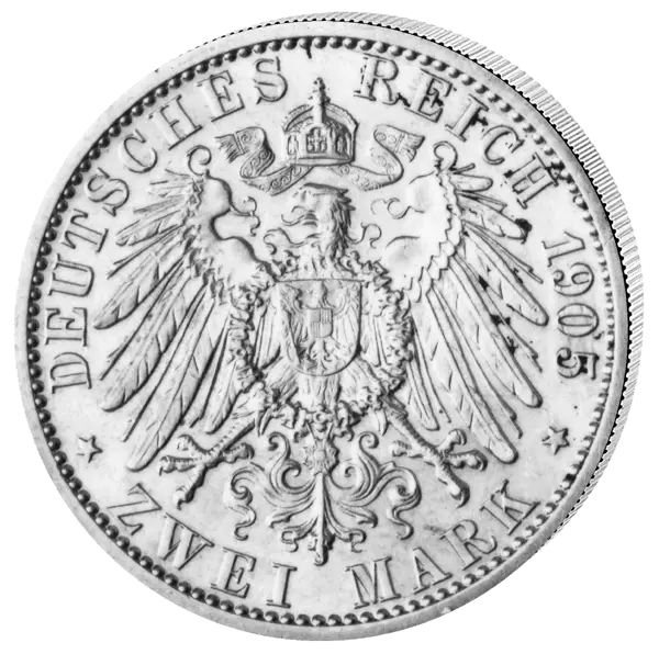 Vintage German Silver Coin from 1905