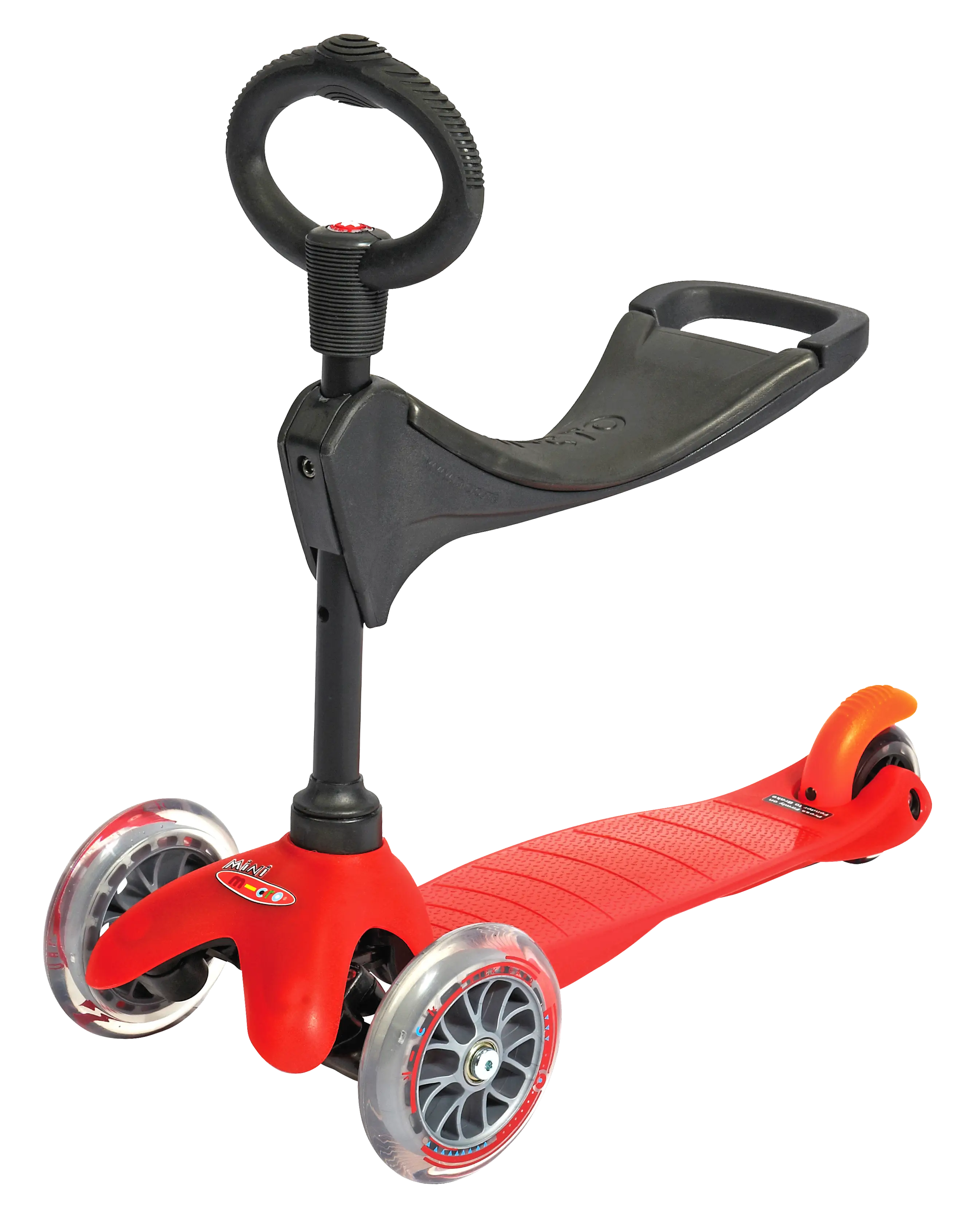 Red 3-Wheel Toddler Scooter with Adjustable Handle