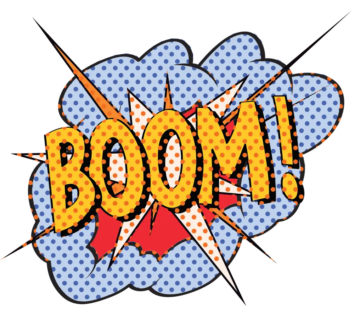 Comic Style Boom Text