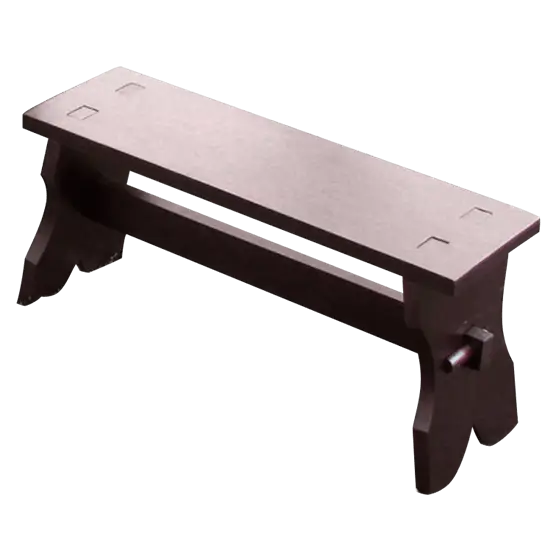 Simple Wooden Bench for Seating