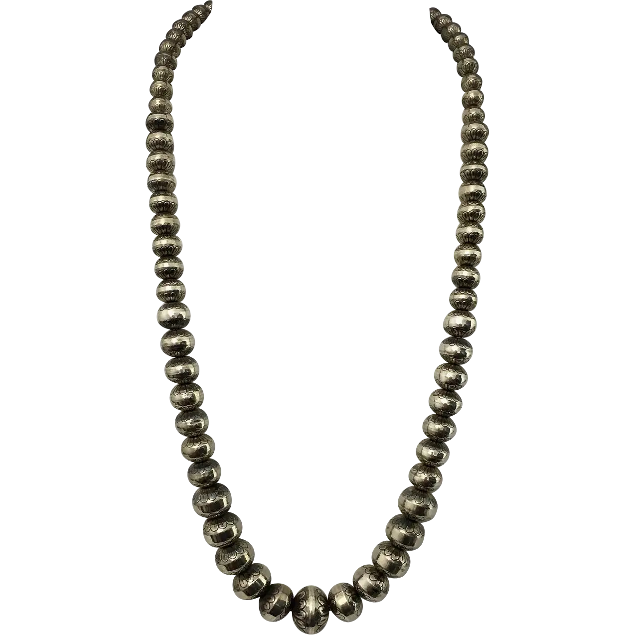 Metallic Beaded Necklace