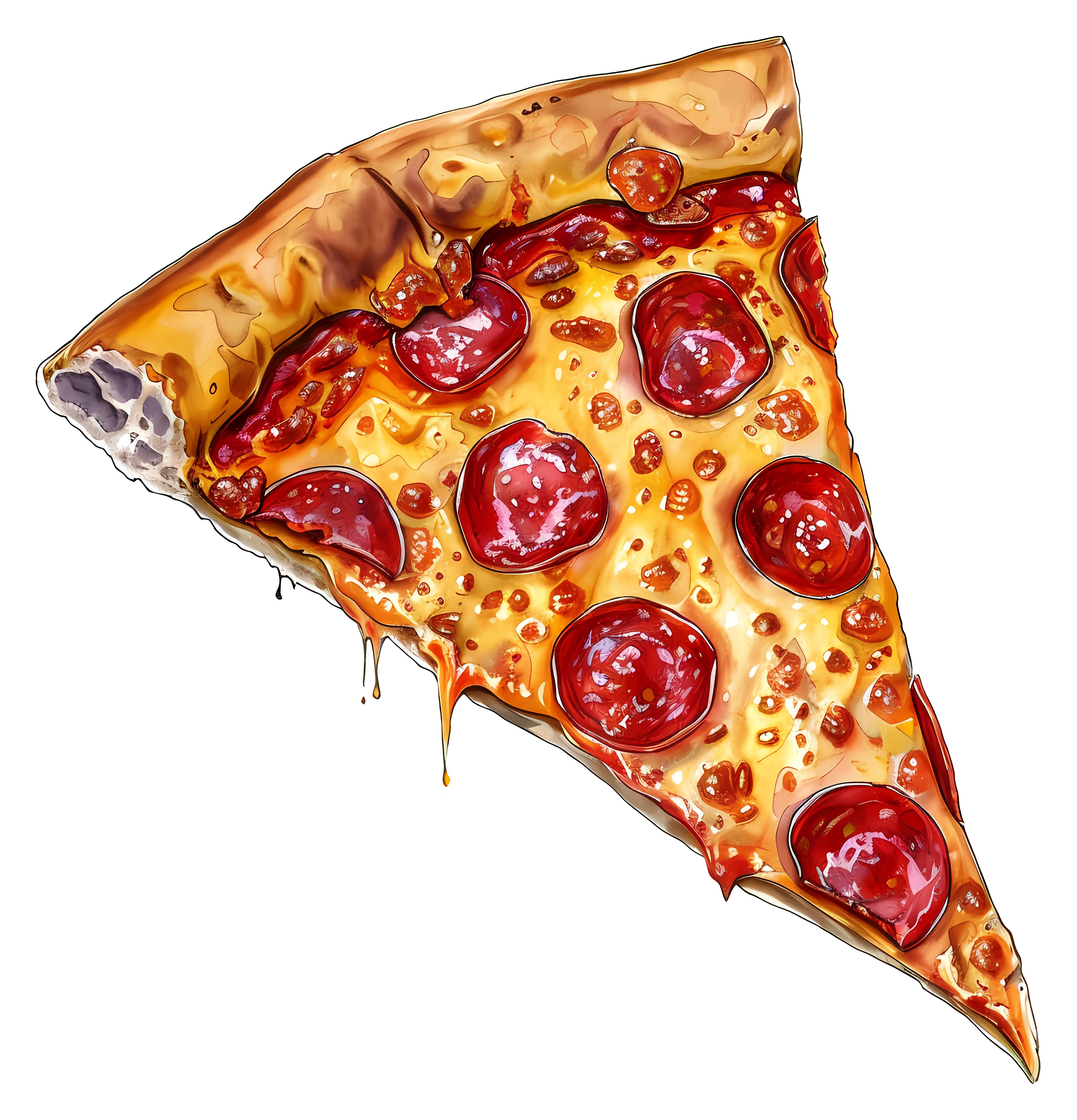 Slice of Pepperoni Pizza
